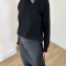 Pull cosy noir