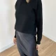 Pull cosy noir